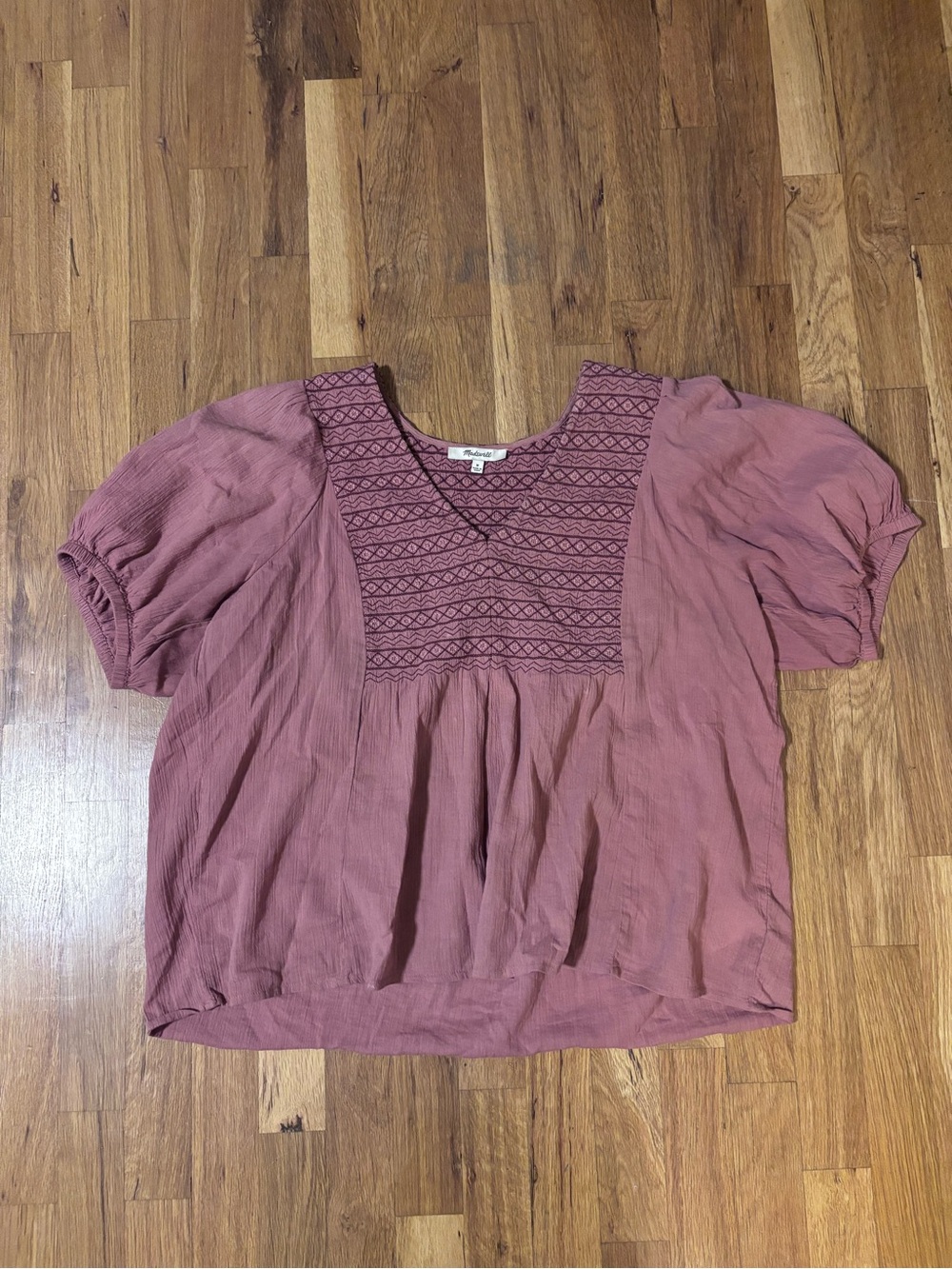 Madewell Embroidered Top